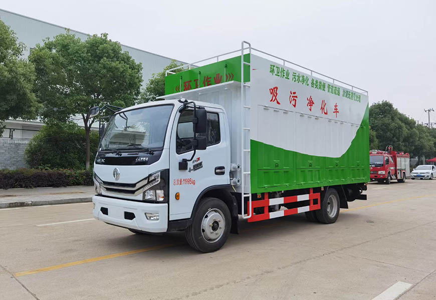 東風(fēng)大多利卡清洗吸污凈化車（白綠）