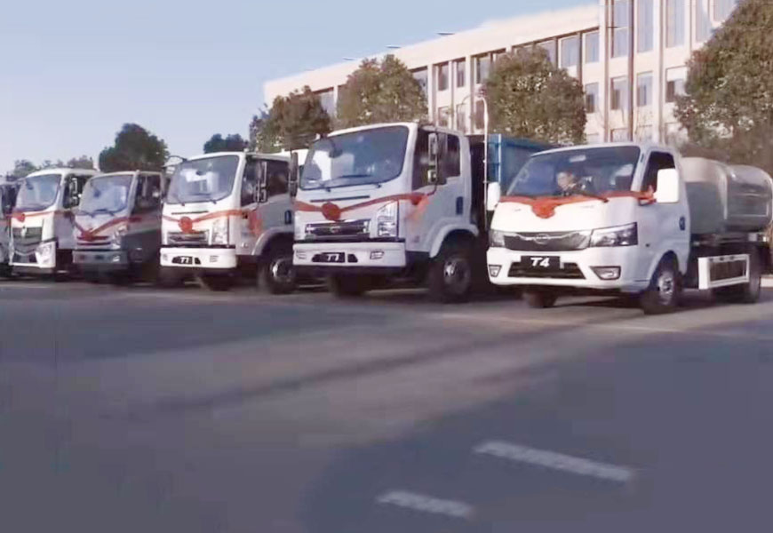 廣東政府招標(biāo)批量采購程力純電動環(huán)衛(wèi)車